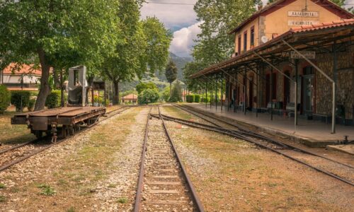 Kalavrita,,Achaea/greece,-,May,08,2018,:the,Old,Traditional,Railroad